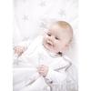 Changing Mat - ROBA - LITTLE STARS - 85 X 75 Cm - White Grey Stars