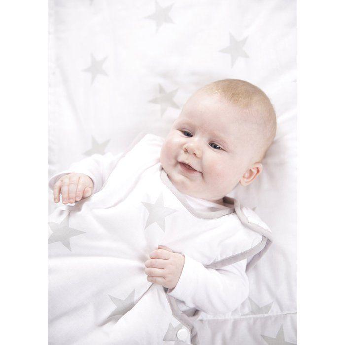 Changing Mat - ROBA - LITTLE STARS - 85 X 75 Cm - White Grey Stars