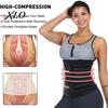 Women Waist Trimmer Belt with Zipper, Trainer Sweat Band Stomach Abdominal Compression Wrap Wrap, Enhancing Lower Belly Fat Sauna Slimming Back