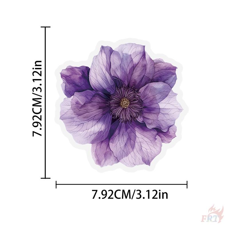 50Pcs/Set Wabi-sabi. Retro Flowers & Leaves Series 02 PET Stickers Waterproof DIY Fashion Doodle Decals Stickers