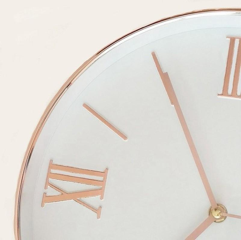 Orologio da Parete Silenzioso Digitale da 12 pollici Rotondo Senza Ticchettio Orologio da Parete per Ufficio Soggiorno