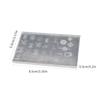 Thin Silicone Nail Art Mold Transparent Bowknot Stamping Plate Nails Stencils DIY Manicure Mould Tools for Manicurists