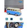 Welly 1/24 Volkswagen VW T1 BUS Legierungsauto Diecasts & Spielzeugfahrzeuge Automodell Miniatur Maßstabsmodell Auto Spielzeug für Kinder