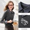 Xiangying Collegiate Style Collared Knit Top
