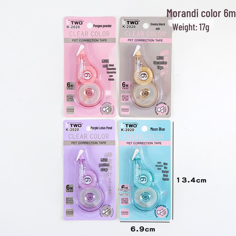 50M Silent Correction Tape, Large Capacity & Drop-proof, Ideal for Primary & Junior High School Students Silent, Drop-proof
