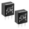2 Pcs 601-218 15016745 Multi-Purpose Relay, 4-Pin Headlight Relay, Automatic, Automotive Accessory Power Relays, 10A Copper Normally Open Contacts