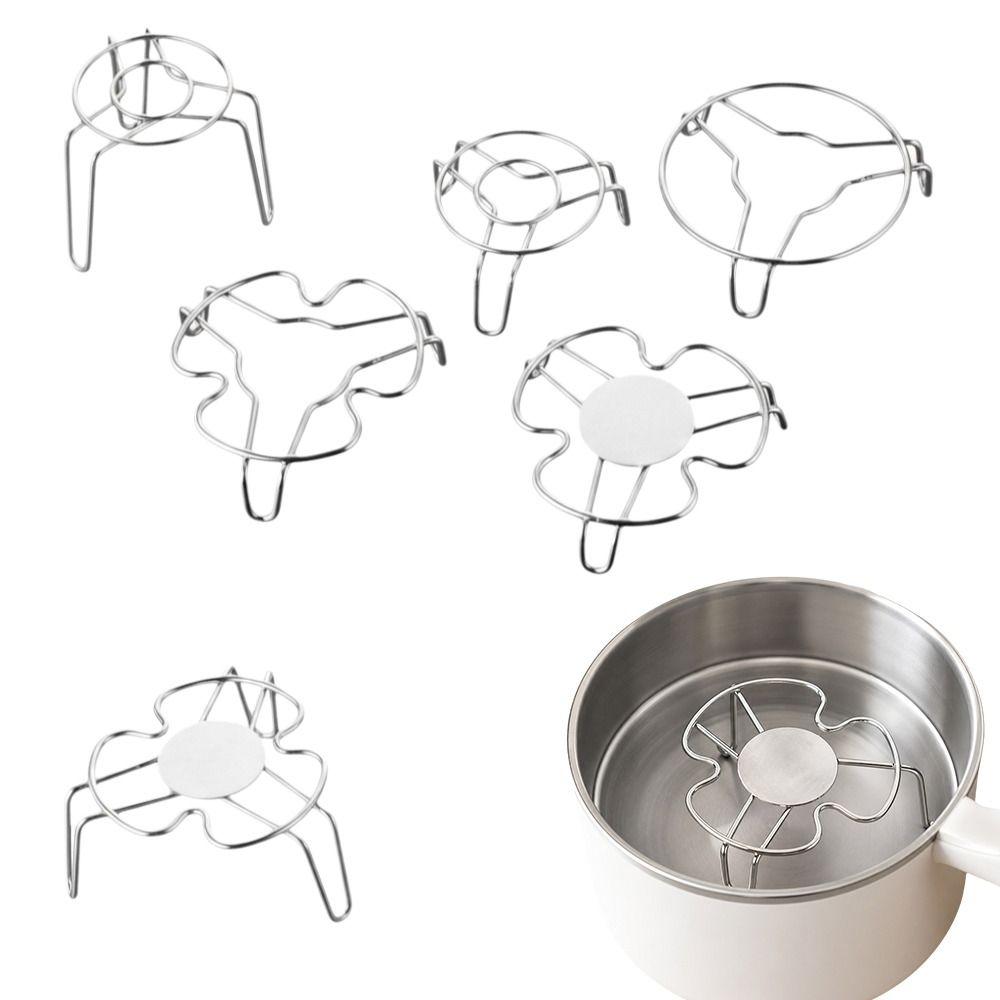Reusable Mini Steam Rack Raised Leg Structure Steaming Rack Durable Small Pot Rack Rice Cooker Use