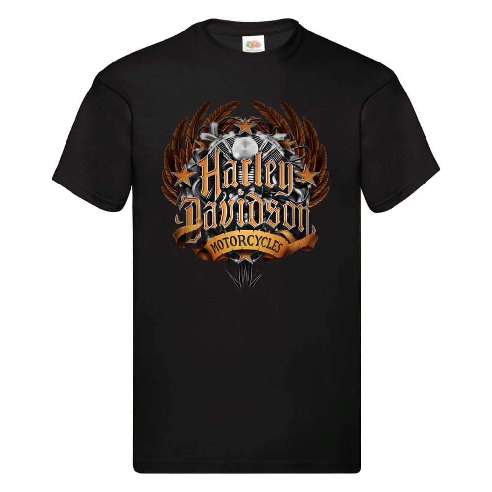 T-shirt Harley-Davidson - Mens Outline - Léo Harley-Davidson