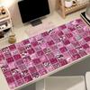 Pink Blue Glass Mosaic Wall Tile Mouse Pad Non-slip Thickened MousePad Student Gaming Cushion Large Writing Lockedge Office