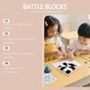 Block Puzzles, Educational Puzzle Game Blocks, Building Toy, Safe Design, Dual Color Blocks, Enhances Focus Creativity Logic
