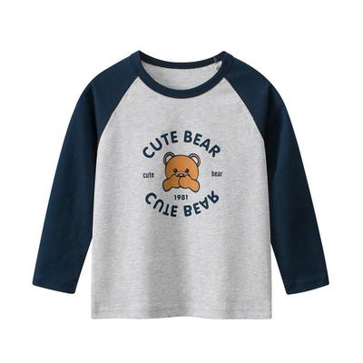 27kids Autumn 2025 Bear Long-Sleeve T-Shirt for Kids