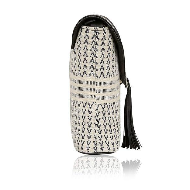 Жаккардовая женская сумка-слинг | Просторная прочная водонепроницаемая сумка для девочек — фото 3