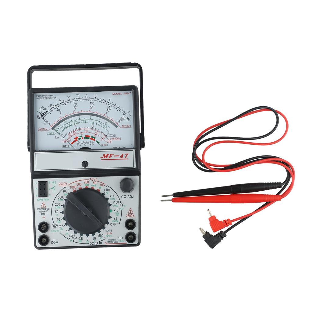 Analog Multimeter Voltmeter Ammeter Ohmmeter Battery Tester Suitable for Various Applications Easy to Understand Readings