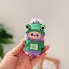 No DollPlush Doll Clothes for Mini Labubu 4.0 Bear Hat Love Sweater Set DIY Doll Accessories Gifts