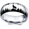 New 8mm Timberwolves Men's Ring