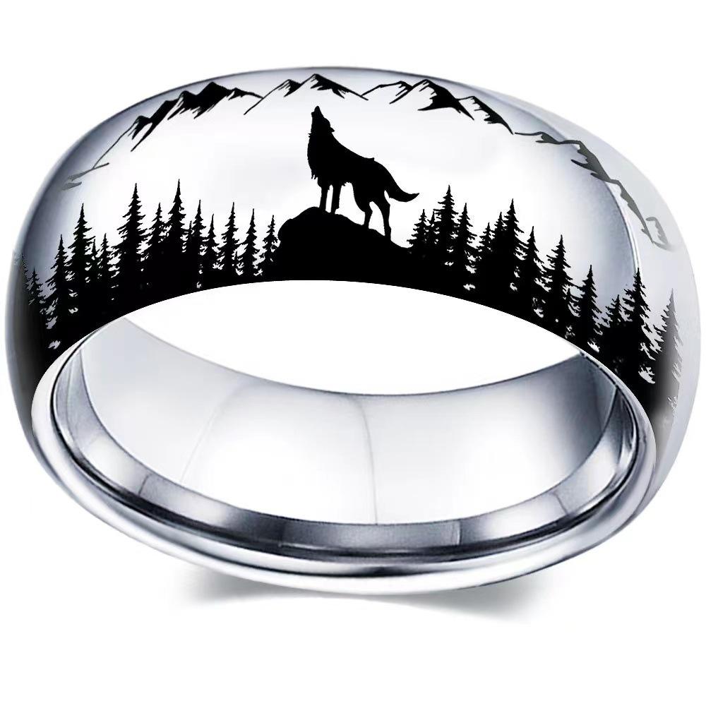 New 8mm Timberwolves Men's Ring