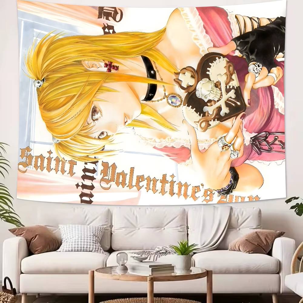 Fashion Hot DDeathS Cool NNote Anime Tapestry Decoration Bedroom Dormitory Background Cloth Holiday Living Room Club Tapestry