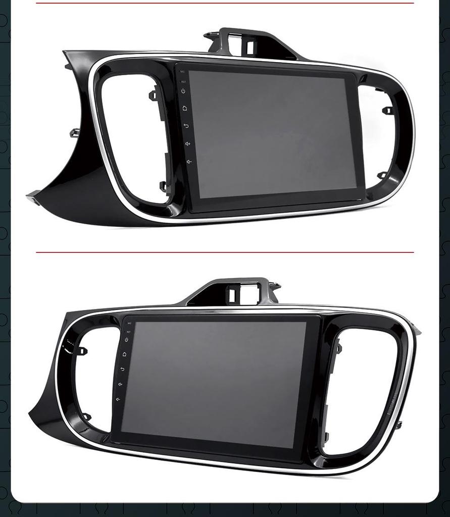 Compatible with 17-19 Kia Huanchi: Android Navigation Player, MP5 Radio, 4+64GB with Built-in CarPlay.