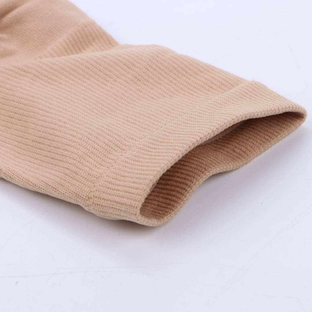 Fashion Nylon Zipper Compression Sock Leg Knee Support Open Toe Preventing Varicose Veins Stretch Socks