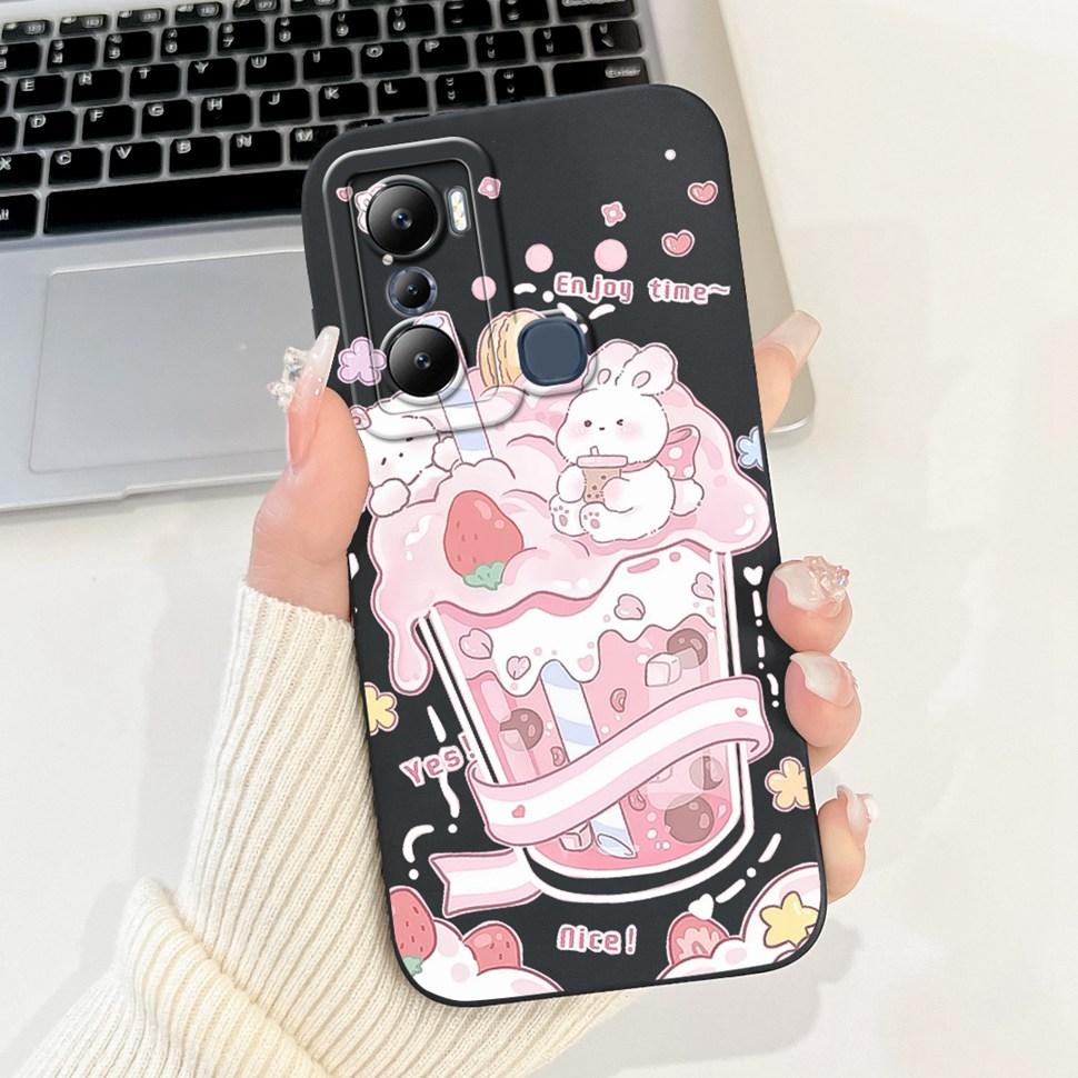 For Infinix Hot 20i Case X665C X665E Cover Silicone Soft Phone Case For Infinix Hot 20i 20 i Fundas Coque 6.6" Shockproof Bumper