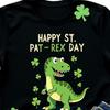 Happy St. Patrick’s Day T-Rex T-Shirt, Funny Dinosaur Shamrock, St. Paddy’s Day Dino , Cute St. Patty’s Day Outfit, Irish Holiday Graphic