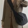 Ins Wind Messenger Bag Female, Autumn and Winter New Large-capacity Dumpling Bag Down Cotton Simple and Versatile Shoulder Bag