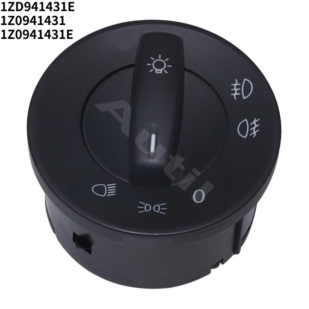 10Pin Headlight Fog Light Control Switch 1Z0941431 1ZD941431E for Skoda Octavia II 1Z3 1Z5 2004-2012 Replacement Car Accessories