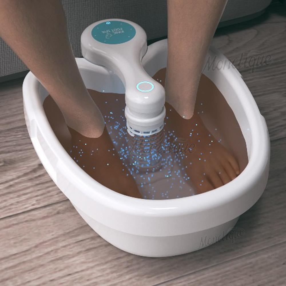 Electric Ionic Foot Spa Detox Machine With Basin Relaxing Massage Therapy For Home Use Pedicure Footspa Aqua Arrays
