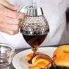 With Stand Honey Dispenser 200ml Honey Jar Vintage Syrup Dispenser  Picnic Use