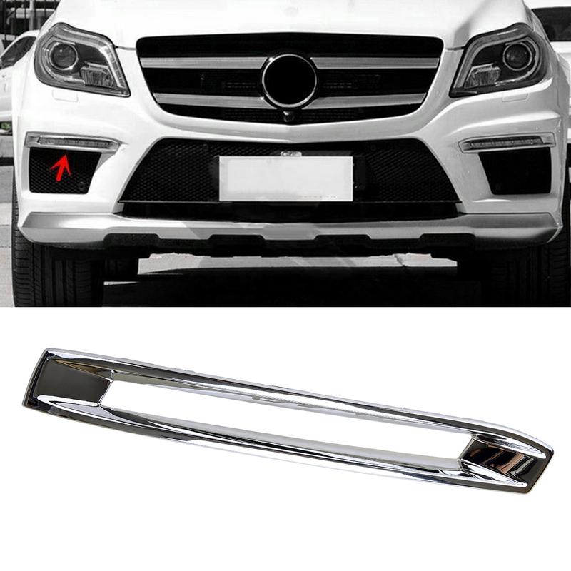 1668852874 Front Right Bumper Fog Light Cover Trim Bezel A1668851874 Fit for Mercedes Benz X166 GL500 GL550 GL63 AMG 2013-2016
