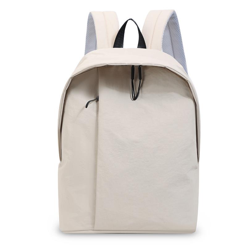 

Рюкзак женский студенческий рюкзак для школьников, которые ездят на работу, простой рюкзак для путешествий на открытом воздухе One Size белый