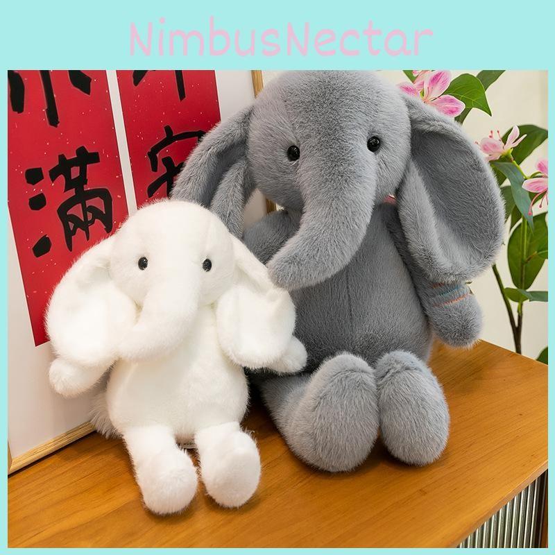 Children Plush Elephant Toy Cute Cartoon Fabric Comfort Naptime Festival Gift