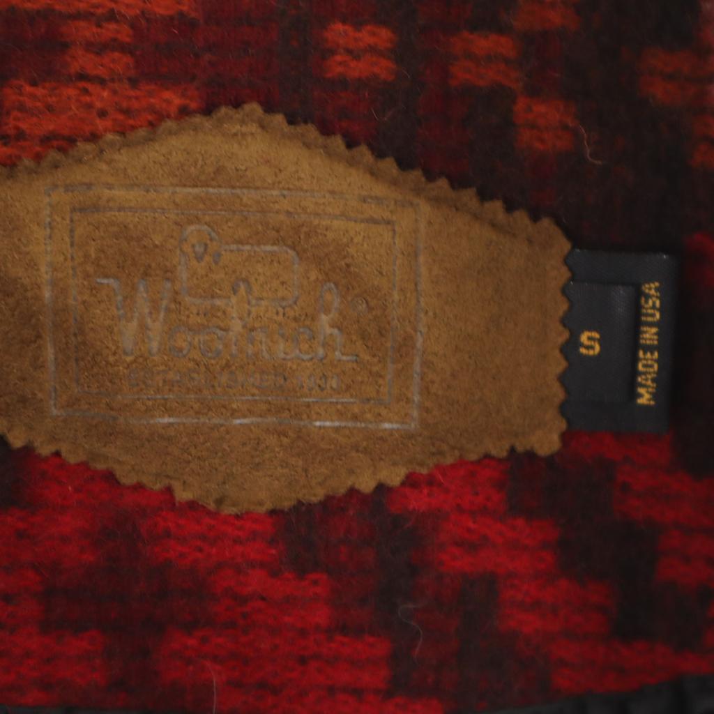 WOOLRICH 90s Made in USA Old Wool jacket S Red Men's Used