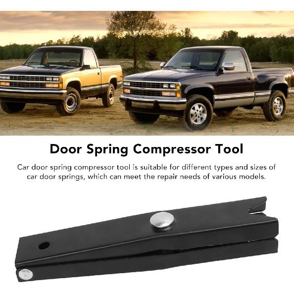 Aramox Door Hinge Spring Tool, Universal 0.34inchx3.41inch High Hardness Door Spring Compressor Tool for Automotive Use