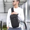 BANGE Men's Anti-theft Tech USB Crossbody Chest Bag