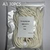 30/40/50Pcs 3D Printer Lead Screw Cleaning Cotton Rope 360 Degree Deep Clean Removes Stubborn Dirt For Printer Maintenance