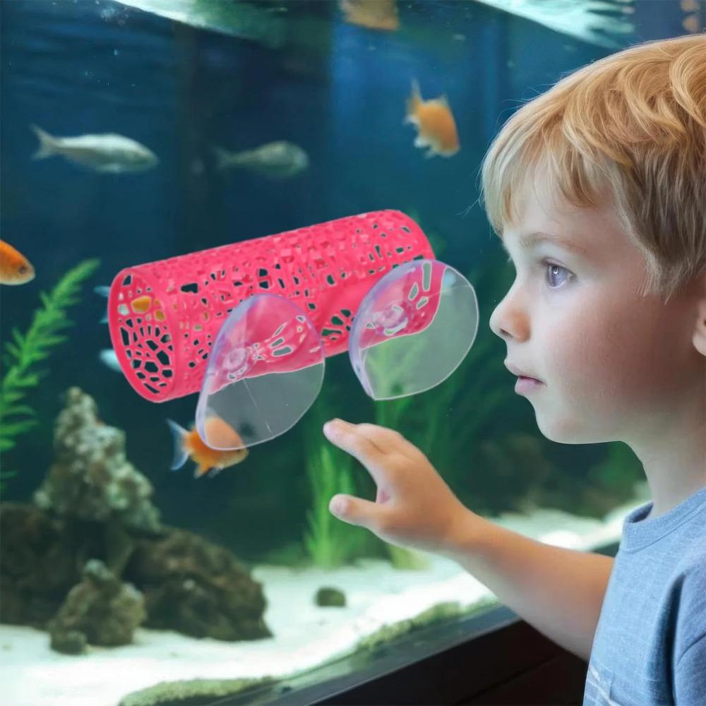 Aquarium Fish Tunnel Toys Betta Fish Tunnel Hideouts & Playground Caves for Betta Guppies & Bottom Feeders