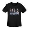 Indochine TShirt Women Short Sleeve T Shirts Round Neck Streetwear Cotton Summer Tees Streetwear