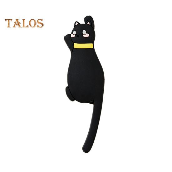 

Наклейка на холодильник с крючком, высокая прочность, 3D, реалистичный дизайн с изображением мультяшного кота, декоративная наклейка на холодильник, аксессуар для холодильника K