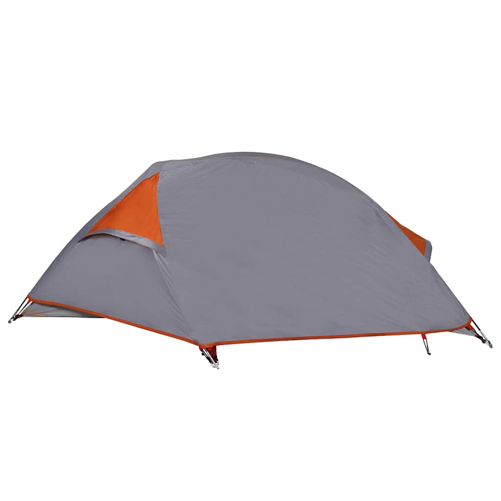 Dome Camping Tent for 1 Person Orange Waterproof