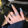 Love Ring Women'S Personality Fashion Opening Light Luxury Niche Design Temperament Women'S Index Finger Ring