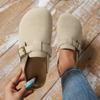 Fashion Summer Women Mules Platform Clogs Sandals Classic Cork Soft Clogs Slippers with Arch Indoor Shoes Outdoor Flat Slides Women