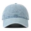 High Quality Solid Color Denim Baseball Cap Snapback Hat Women Men Adjustable Vintage Washed Cotton Dad Hats Casquette 2025
