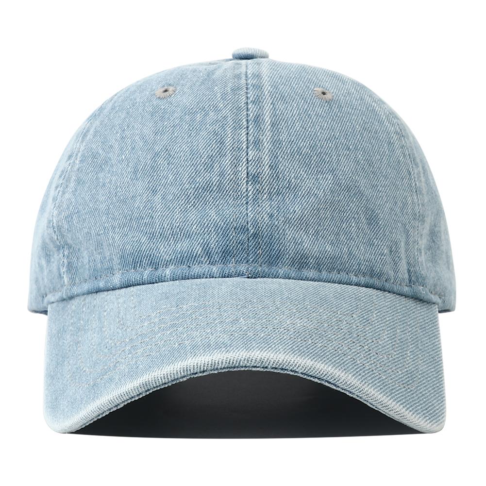 High Quality Solid Color Denim Baseball Cap Snapback Hat Women Men Adjustable Vintage Washed Cotton Dad Hats Casquette 2025