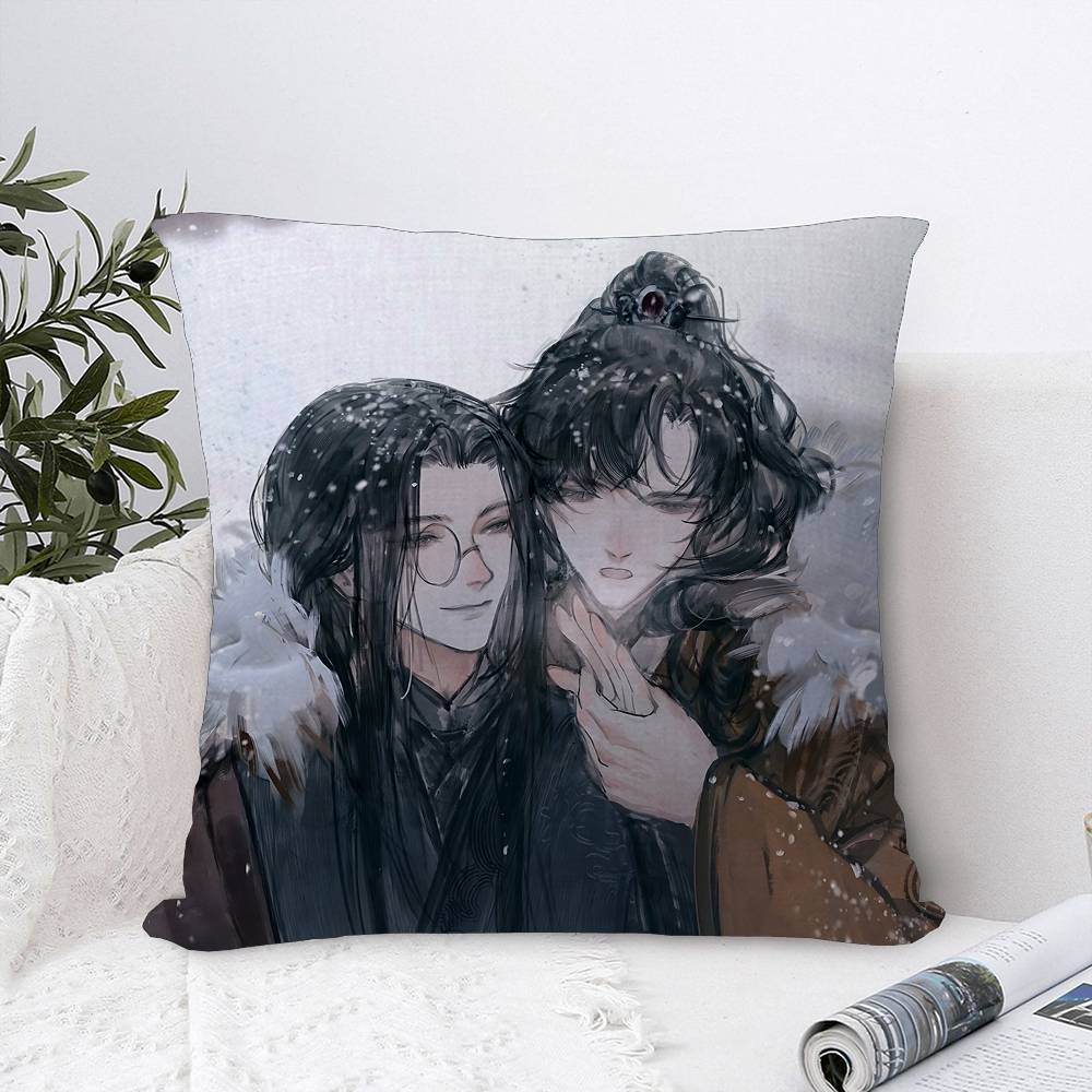 Priest Anime Sha Po Lang Maple Design Cushion Cover Happy Autumn Harvest Decor Holiday Decorati Pillow Cover