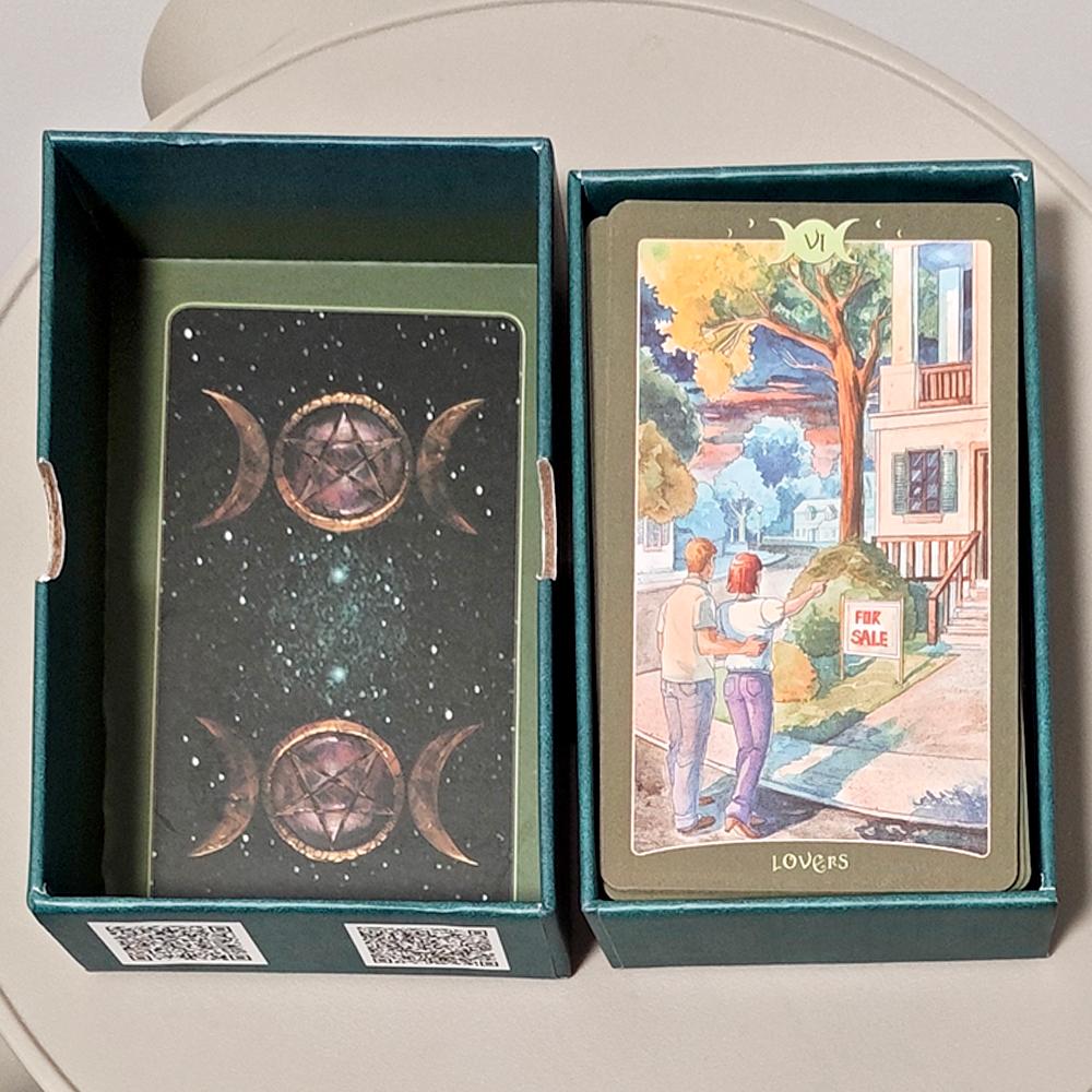 12*7cm Book of Shadows Tarot Volume 2: So Below – Modern Wiccan Tarot Deck, 78 Cards for Everyday Magic, Packed In Rigid Box