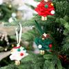 Miniature Christmas Tree Decoration Handmade Tiny Felted Holiday Tree Ornament For Mantels Bedroom Vehicle Interiors