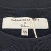 KATHARINE HAMNETT [x Ron Herman] Navy Cut-off Glamour Sleeve Sweatshirt Tops XS NavyUsed