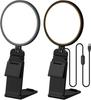 LitONES Compact Handheld Ring Light with Ideal for Computer Actress Monitor CRI High 50 Color Remote Work Tabletop Reading Tripod USB Ideal for Online