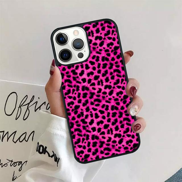 Fashion Sexy Leopard Print Phone Case Cover For iPhone 17 Air 15 16 14 13 12 Pro Max 11 Pro Max Plus Coque Shell